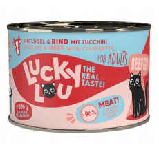 Lucky Lou Lifestage Adult Poultry & Beef Wet Cat Food (200 g)