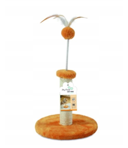 M-Pets My First Cat Tree Feather Orange