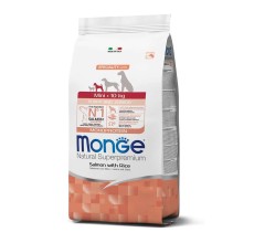 Monge Natural Superpremium Mini Puppy and Junior Monoprotein Salmon with Rice 2.5KG