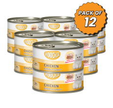 MOOCHIE ADULT MINCE WITH CHICKEN 85g Can Pack of 12