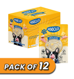 Moochie Dog Mousse - Chicken with Cheese Pouch 70g Pack of 12