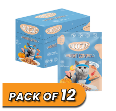 Moochie Cat Food Mince with Salmon - Weight Control Pouch 70g Pack of 12