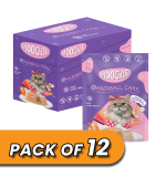 Moochie Cat Food Pate with Prawn - Hairball Care Pouch 70g Pack of 12