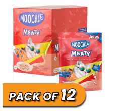 Moochie Cat Food Tuna & Kanikama Recipe in Jelly Pouch 70g Pack of 12