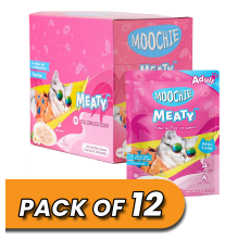Moochie Cat Food Tuna Recipe In Gravy Pouch 70g Pack of 12