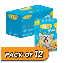 Moochie Dog Food Puppy Casserole with Chicken - Healthy Growth Pouch 85g Pack of 12