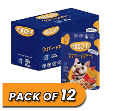 Moochie Dog Food Casserole with Beef - Fit & Firm Pouch 85g Pack of 12