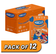Moochie Dog Food Casserole with Duck - Boost Immune Pouch 85g Pack of 12