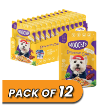 Moochie Dog Food Casserole with Chicken Liver - Digestive Care Pouch 85g Pack of 12