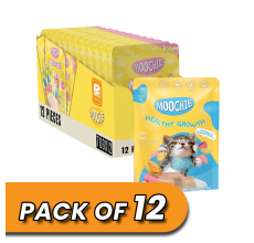 MOOCHIE KITTEN MOUSSE TUNA & CHICKEN RECIPE 70g Pouch Pack of 12