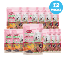 Moochie Home Cooked Dog Food - Joint and Bone - Lamb, Sweet Potato & Spinach Recipe 255g Pack of 12