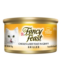 Purina Fancy Feast Grilled Cat Wet Food Chicken & Beef 85g