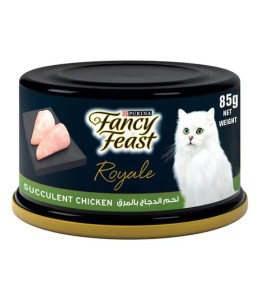 Purina Fancy Feast Royale Cat Wet Food Roasted Succulent Chicken 85g