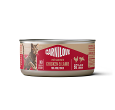 Carnilove Chicken & Lamb for Adult Cats (Wet Food Cans) 100g