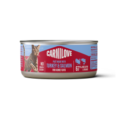 Carnilove Turkey & Salmon for Adult Cats (Wet Food Cans) 100g