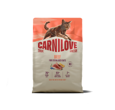Carnilove True Fresh Beef for Sterilised Adult All Breeds Dry Cat Food 2kg