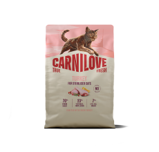 Carnilove True Fresh Turkey for Sterilised Adult All Breeds Dry Cat Food 2kg