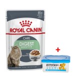 Royal Canin Feline Care Nutrition Digest Sensitive Gravy (WET FOOD - Pouches) Pack of 12