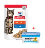 Hill's Science Plan Adult Wet Cat Food Ocean Fish Pouches - 85g x 12