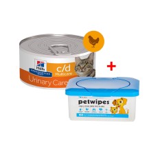Hill’s Prescription Diet c/d Multicare Urinary Care - Chicken & Vegetable Cat Wet Food 82g