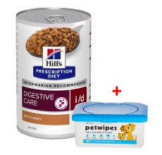 Hill’s Prescription Diet i/d Digestive Care - Turkey Dog Wet Food 360g x 12