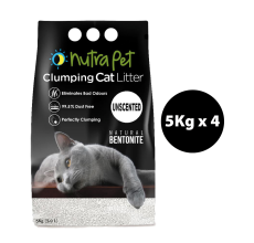NUTRAPET CAT TURKISH BENTONITE 20KG NATURAL( NON SCENTED) + CLUMPING