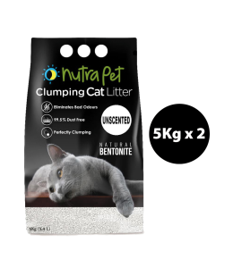 NUTRAPET CAT TURKISH BENTONITE 10KG NATURAL( NON SCENTED) + CLUMPING