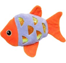 Wild Catz Fisheyz Catnip Cat Toy - 9.5 x 11.5cm - Multicolors 1Pc