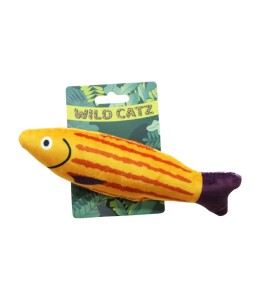 Wild Catz Mr Killer Plush Cat Toy - 22 x 6.5cm, 22g