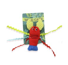 Wild Catz Superman Butterfly Catnip Cat Toy - 12 x 24cm,11g