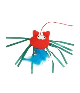 Wild Catz Mr Spider Catnip Cat Toy - 16 x 24cm, 10g