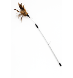 Nutrapet Feather Flick Cat Wand White