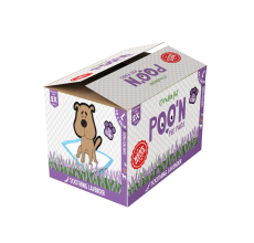 Nutrapet Poo N Pee Pads Lavender Scented - Puppy Pads Fast Absorption With Floor Mat Stickers (60x60cms) - 50 Count