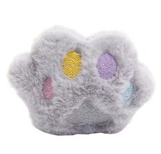 Wild Catz Pawz Plush Catnip Cat Toy with Multicolours 8 x 10cm