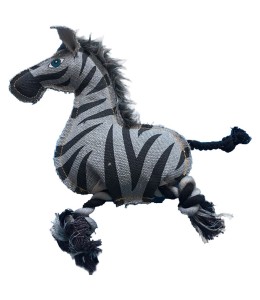 Nutrapet Zebra Dog Toy