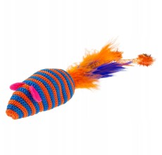 Wild Catz Sneaky Mice Fabric, Feature Cat Toy Assorted Colors - 1Pc