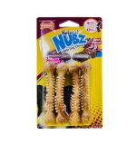 Nylabone Nubz Beef With Meaty Center 4Ct Card Small Edible Treats