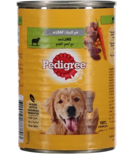Pedigree Lamb, Wet Dog Food Can 400g
