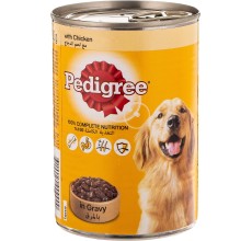 Pedigree Chum Chunks Chicken wet dog food 400g