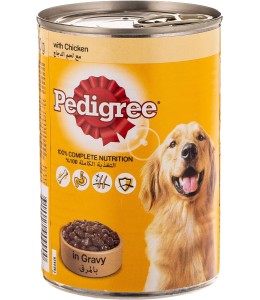 Pedigree Chicken Chunks in Gravy, Wet Dog Food, Can, 400 gm