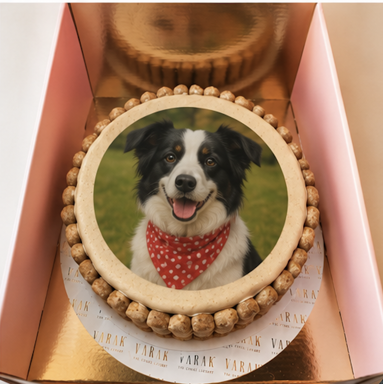 Pet Corner X Varak Collection : Dog cake With Picture
