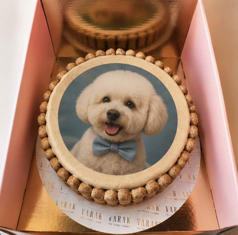 Pet Corner X Varak Collection : Dog cake With Picture