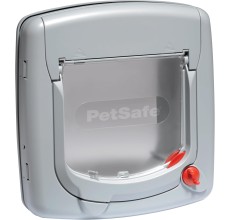 PetSafe 4 Way Locking Deluxe Cat Flap - Grey