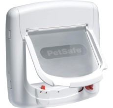 Pet Safe Staywell Deluxe Magnetic Cat Flap (White) Cat Flaps and Pet Doors