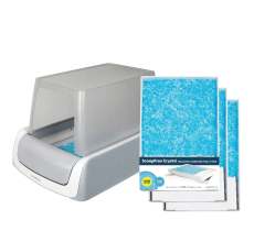 PetSafe ScoopFree Clumping Litter Box + ScoopFree Lucky Litter Cartridge (3 pc)