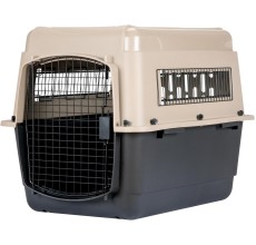 PETMATE ULTRA VARI KENNEL FASHION 32" 30-50LB ~ TAUPE & BLACK (IATA APPROVED)