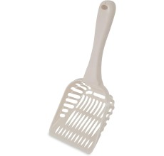 Petmate Litter Scoop W/Microban Jumbo ~ Bleached Linen