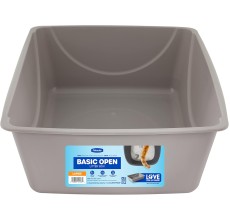 Petmate Litter Pan Large ~ Mouse Gray