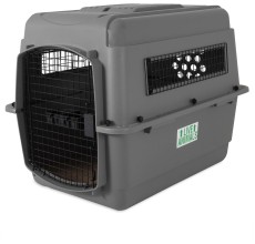 PETMATE SKY KENNEL 32" 30-50lbs ~ GRAY (IATA APPROVED)