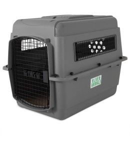 PETMATE SKY KENNEL 32" 30-50lbs ~ GRAY (IATA APPROVED)